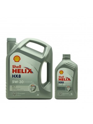Shell Helix HX8 ECT 5W-30 Motoröl 5 Liter Kanister + 1 Liter